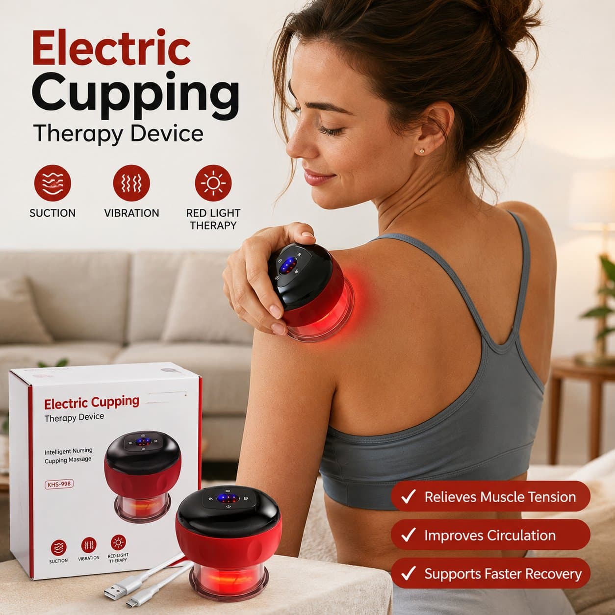 Electric Cupping Therapy Device